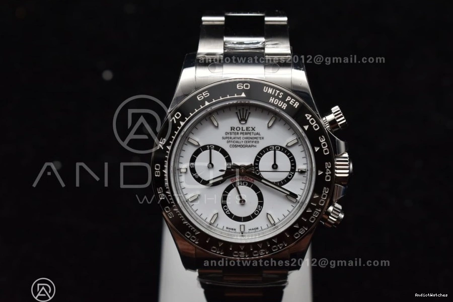 Rolex SL4801 Daytona 126500 Factory VS 1:1 Steel Movement 904L In White 1054 Dial FreshLook SBF 0823